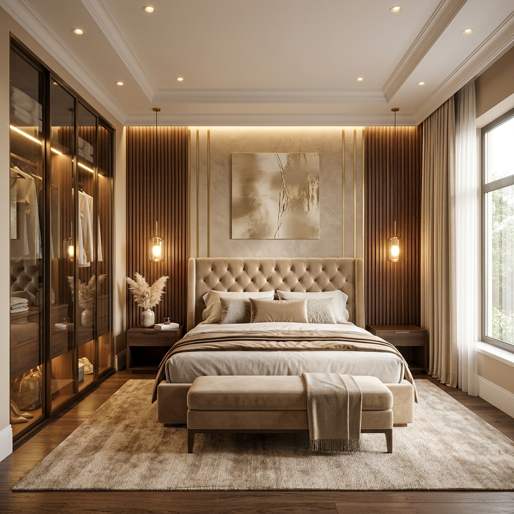 Case Study 2: Master Suite Bedroom Sushant Golf City